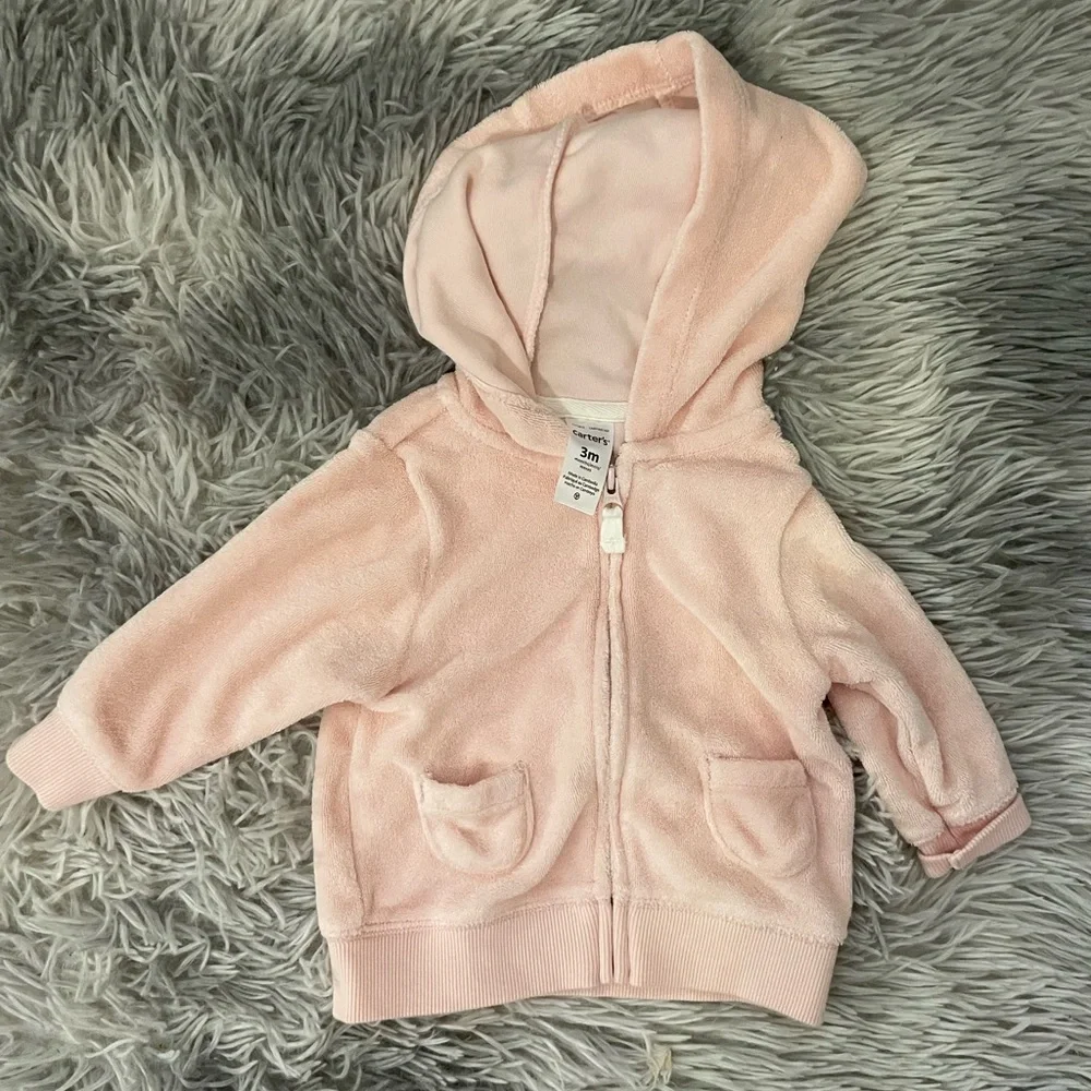 Carters Baby 3M Zip up Sweater Jacket.